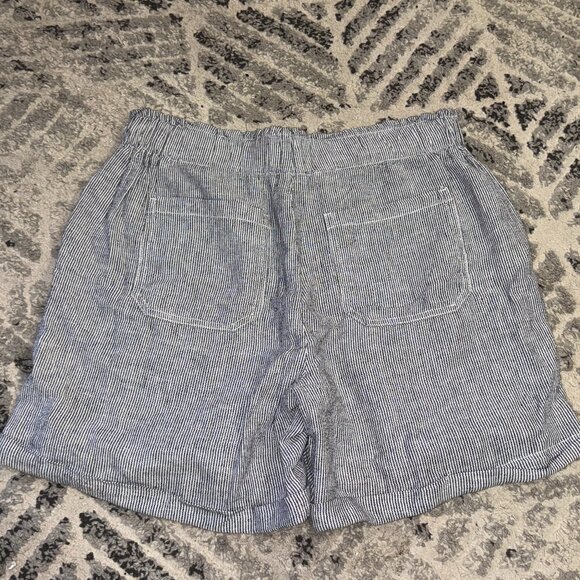 Costco Shorts Briggs Women Medium Black Orange Stripes - Picture 5 of 13